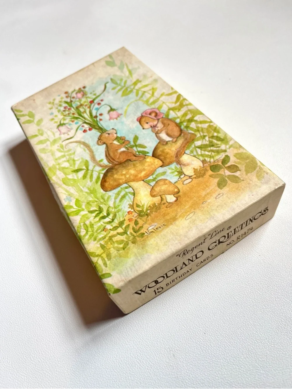 Vintage Birthday Cards in Original Box 1970s Children’s Kid’s Chipmunk Lady Bugs